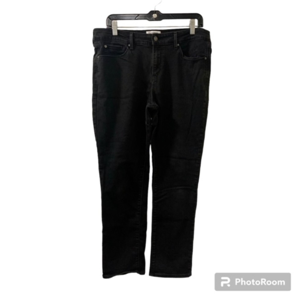 Denizen from Levis Black Mid Rise Slim Cotton Polyester Blend Jeans Sz 14M